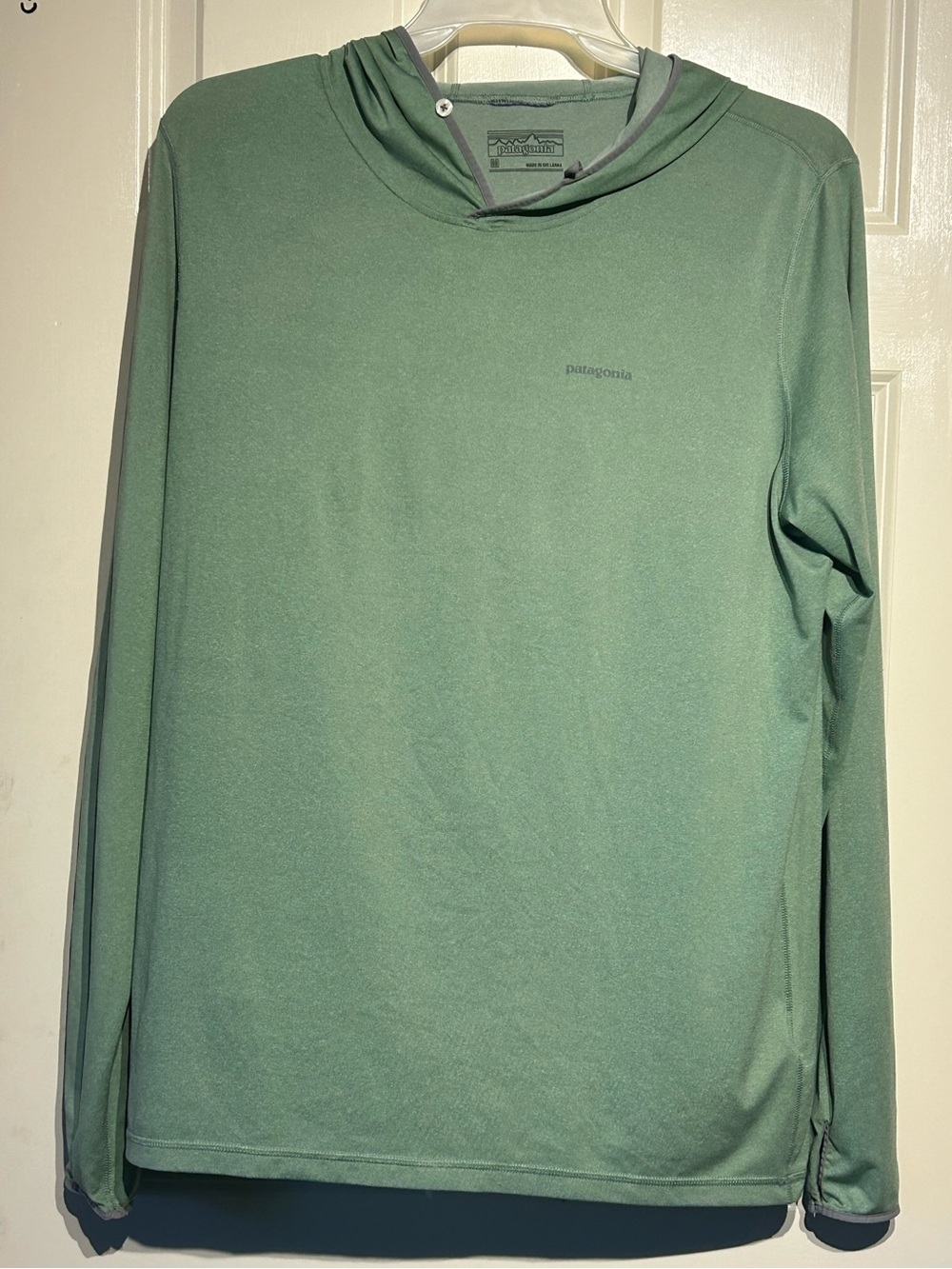 Patagonia Tropic Comfort Hoody Green Long Sleeve Pullover Men's Medium